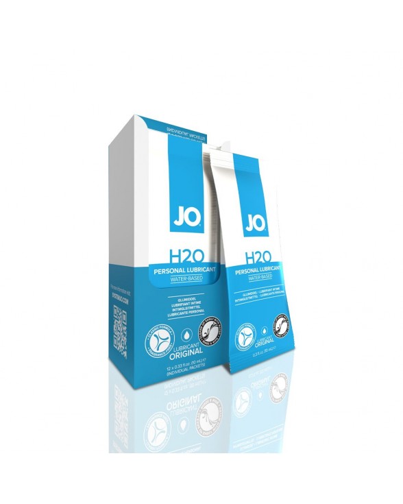 Набір лубрикантів Foil Display Box – JO H2O Lubricant – Original – 12 x 10ml