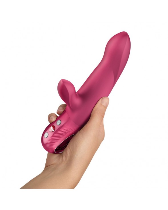 Пульсатор-кролик Fun Factory Bi Stronic Arc Raspberry - 8