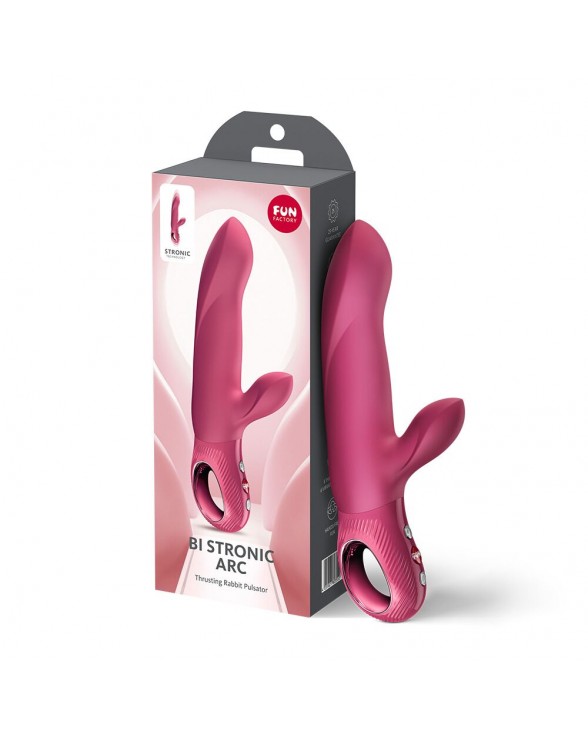 Пульсатор-кролик Fun Factory Bi Stronic Arc Raspberry - 9