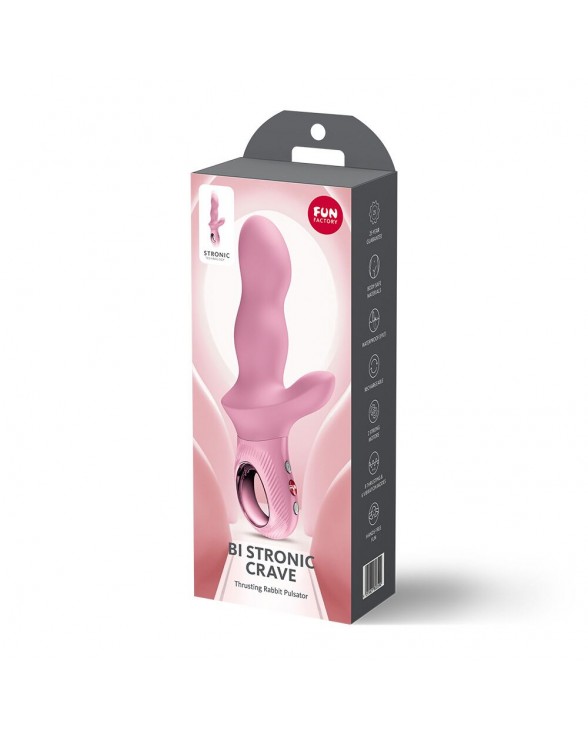 Пульсатор-кролик Fun Factory Bi Stronic Crave Rose - 9