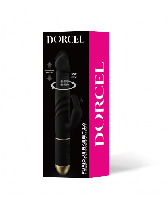 Вібратор Dorcel Furious Rabbit 2.0 зі зворотно-поступальними рухами головки - 8