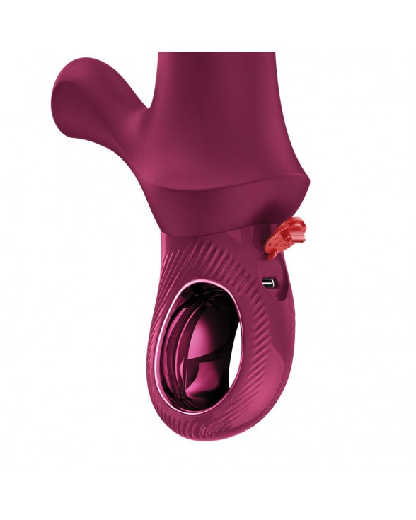 Пульсатор-кролик Fun Factory Bi Stronic Curve Wine Red - 6