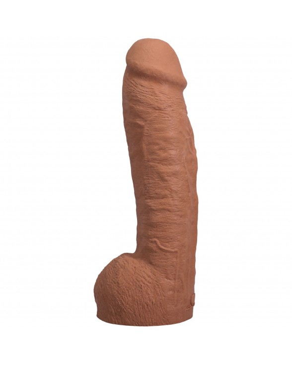 Фаллоимитатор Doc Johnson The Realistic Cock ULTRASKYN - 12 Inch Hung with Balls Caramel - 1