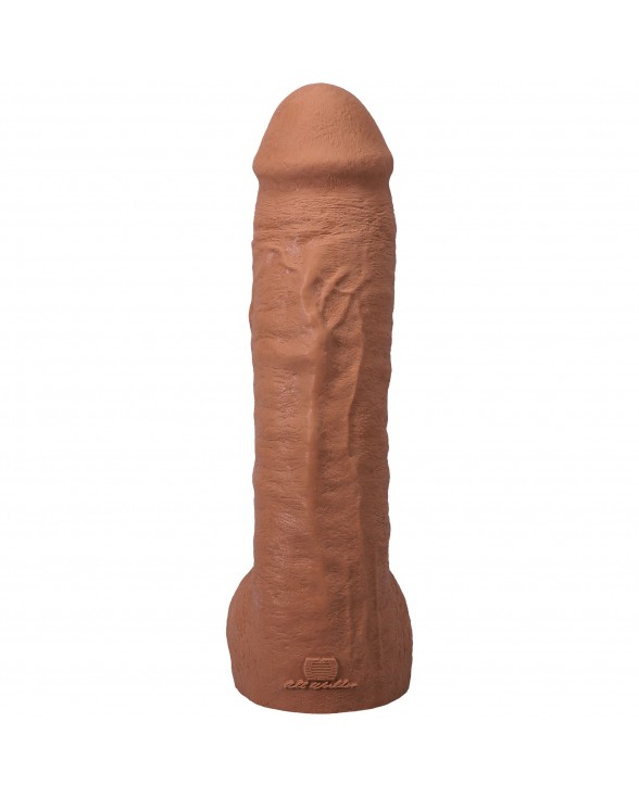 Фаллоимитатор Doc Johnson The Realistic Cock ULTRASKYN - 12 Inch Hung with Balls Caramel - 2