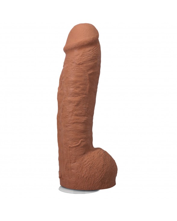 Фаллоимитатор Doc Johnson The Realistic Cock ULTRASKYN - 12 Inch Hung with Balls Caramel