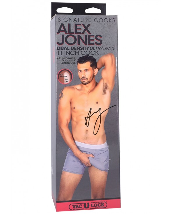 Фаллоимитатор Doc Johnson Signature Cocks Alex Jones 11 inch UltraSkyn - 3