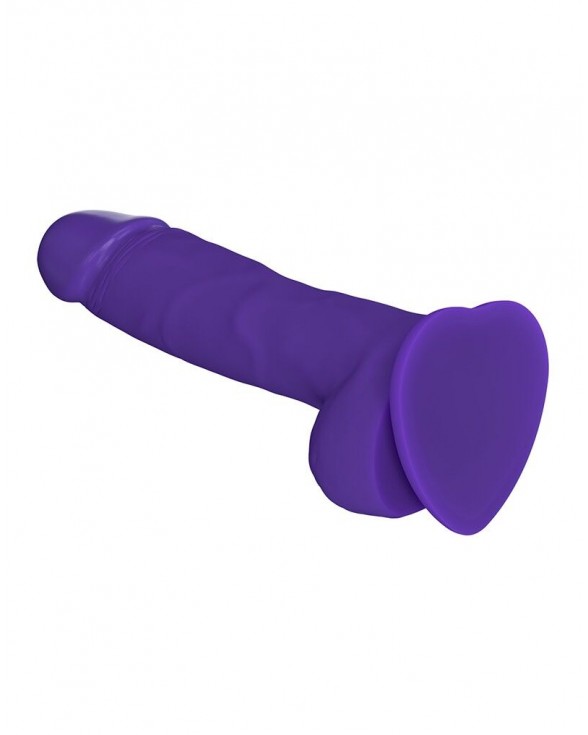 Реалистичный фаллоимитатор Strap-On-Me SOFT REALISTIC DILDO Violet - Size XL - 1