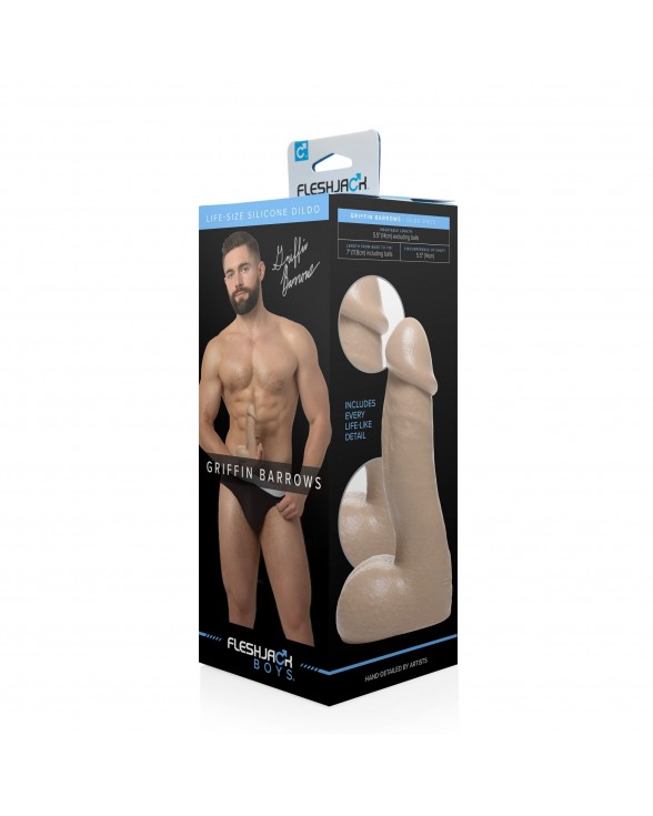 Фаллоимитатор Fleshjack Boys: Griffin Barrows Dildo - 5