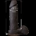 Фаллоимитатор Doc Johnson The Realistic Cock 8 inch Black - ULTRASKYN, Vack-U-Lock - 1