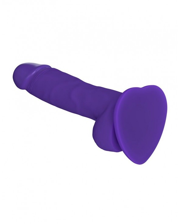 Реалістичний фалоімітатор Strap-On-Me SOFT REALISTIC DILDO Violet - Size S - 1