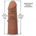 Фаллоимитатор Doc Johnson The Realistic Cock ULTRASKYN - 5 Inch Caramel - 4