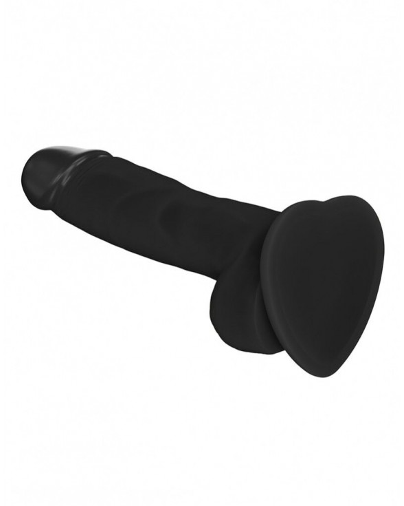 Реалистичный фаллоимитатор Strap-On-Me SOFT REALISTIC DILDO Black - Size M - 1