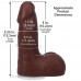 Фалоімітатор Doc Johnson The Realistic Cock ULTRASKYN - 5 Inch with Balls Chocolate - 4