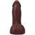 Фалоімітатор Doc Johnson The Realistic Cock ULTRASKYN - 5 Inch with Balls Chocolate - 3