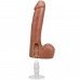 Фалоімітатор Doc Johnson The Realistic Cock ULTRASKYN - 9 Inch with Balls Caramel - 5