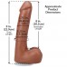 Фалоімітатор Doc Johnson The Realistic Cock ULTRASKYN - 9 Inch with Balls Caramel - 4