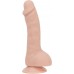 Вигнутий фалоімітатор на присосці ADDICTION — BRAD 7,5″ Dildo With Balls