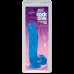 Фалоімітатор Doc Johnson Jelly Jewels Cock & Balls Blue - 1