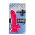 Ребристий фалоімітатор на присосці ADDICTION — Tom 7″ Dildo With Balls — Pink - 5