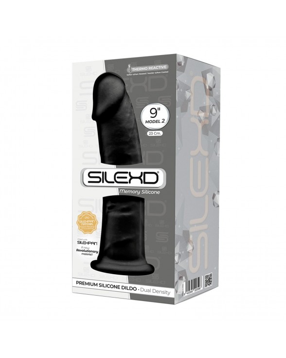 Фаллоимитатор SilexD Oscar Black (MODEL 2 size 9in) - 2
