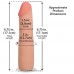 Фалоімітатор Doc Johnson The Realistic Cock ULTRASKYN - 7 Inch Vanilla - 4