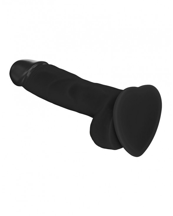 Реалистичный фаллоимитатор Strap-On-Me SOFT REALISTIC DILDO Black - Size L - 2