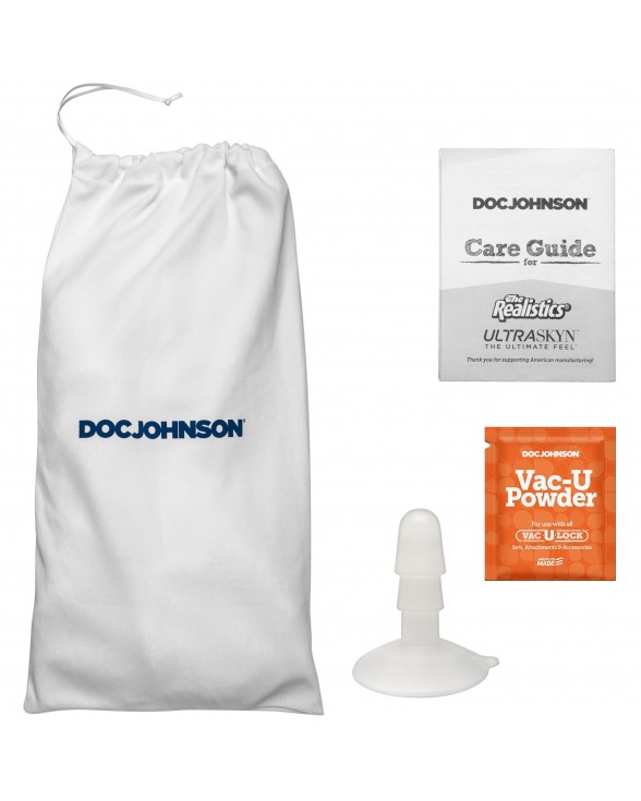 Фаллоимитатор Doc Johnson The Realistic Cock ULTRASKYN - 9 Inch Caramel - 6