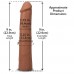 Фаллоимитатор Doc Johnson The Realistic Cock ULTRASKYN - 9 Inch Caramel - 4