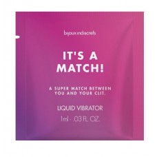 Пробник жидкого вибратора Bijoux Indiscrets Sachette It's a Match (1 мл)