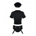 Еротичний костюм поліцейського Obsessive Police set S/M, black - 2
