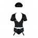 Еротичний костюм поліцейського Obsessive Police set S/M, black - 1