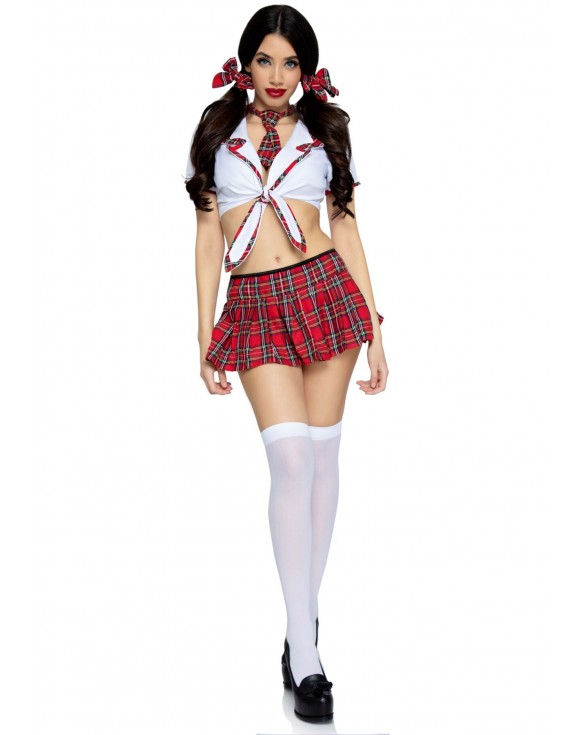 Костюм школярки Leg Avenue Miss Prep School XS - 1