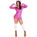 Эротический костюм кошечки Leg Avenue Comfy Cheshire XS - 3