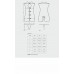 Еротичний костюм стюардеси Obsessive Stewardess 3 pcs costume grey L/XL, сірий - 6