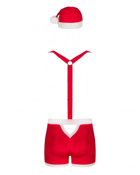 Мужской эротический костюм Санта-Клауса Obsessive Mr Claus S/M - 5