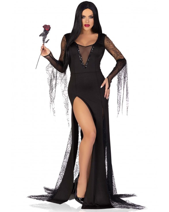 Еротичний костюм Мортіші Аддамс Leg Avenue Sexy Spooky Morticia S - 3