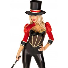 Еротичний костюм циркачки Leg Avenue Circus Ringmaster Diva Catsuit S
