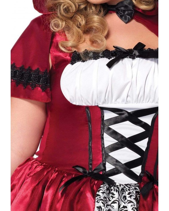 Костюм червоної шапочки Leg Avenue Gothic Red Riding Hood 3X-4X - 2