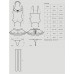 Еротичний костюм покоївки зі спідницею Obsessive Housemaid 5 pcs costume S/M, black - 4