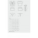 Эротический костюм студентки Obsessive Student 4 pcs costume S/M - 4