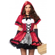 Костюм красной шапочки Leg Avenue Gothic Red Riding Hood L