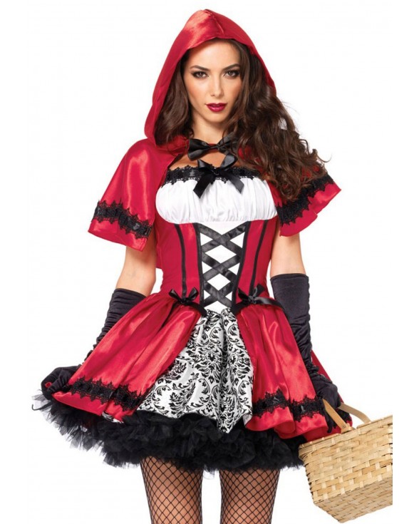 Костюм червоної шапочки Leg Avenue Gothic Red Riding Hood L