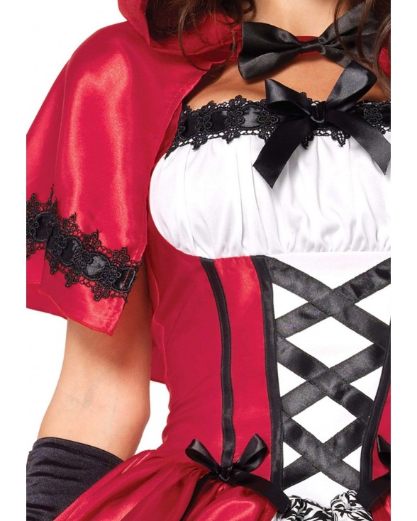 Костюм червоної шапочки Leg Avenue Gothic Red Riding Hood L - 2