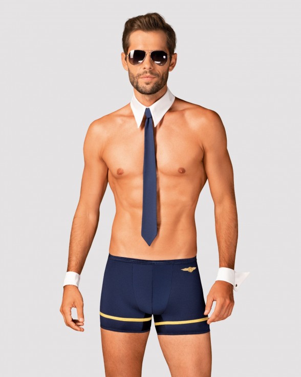Эротический костюм пилота Obsessive Pilotman set L/XL