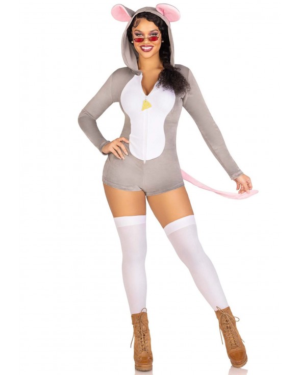 Эротический костюм мышки Leg Avenue Comfy Mouse XS - 3