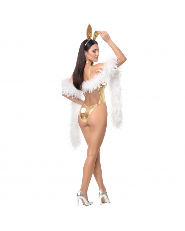 Эротический костюм зайки Art of Sex - Secret bunny, цвет золото, размер S - 1