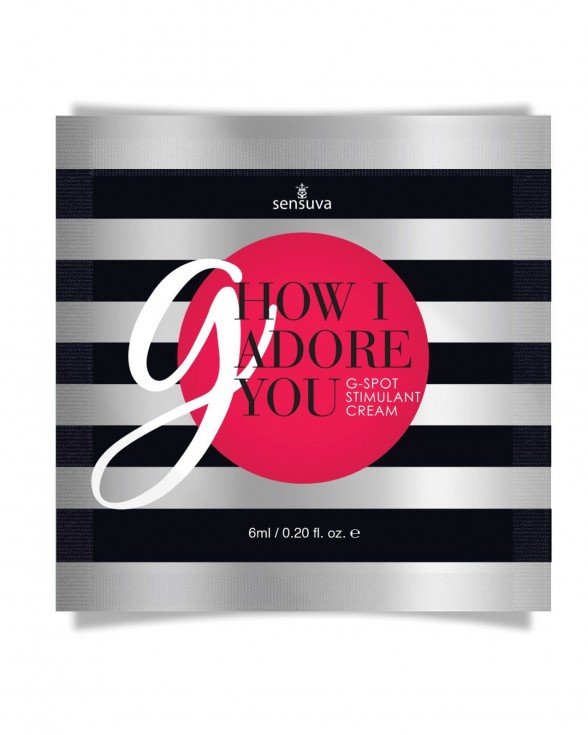 Пробник геля для точки G Sensuva - G, How I Adore You G-Spot (6 мл)