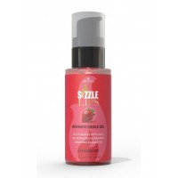 Зігрівальний масажний гель Sensuva Sizzle Lips Strawberry (59 мл)