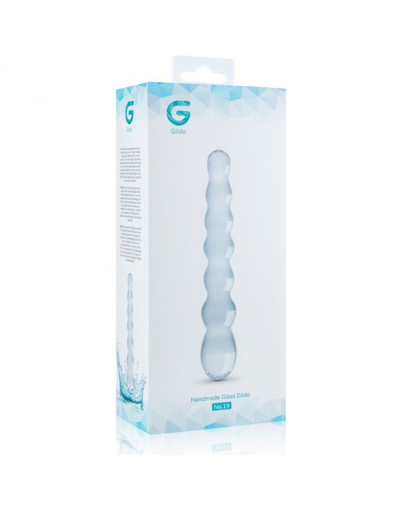 Стеклянный дилдо в виде бусин Gildo Glass Dildo No. 19 - 4