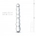 Стеклянный дилдо в виде бусин Gildo Glass Dildo No. 19 - 3